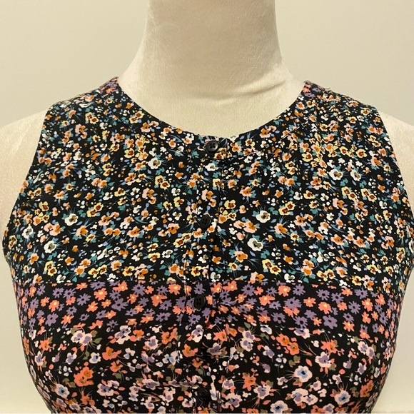 Art Class Girls 10/12 Large Sleeveless Floral Long Dress - Picture 9 of 14